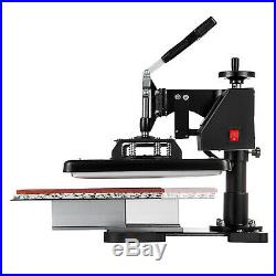 LED Heat Press Machine 2 in 1 Transfer Sublimation T-Shirt Hat Plate 12x15'