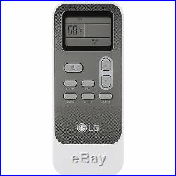 LG 8000-BTU 115V Portable Air Conditioner with Remote Control, White LP0817WSR