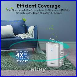 Large Room Air Purifier H13 HEPA Filter Air Cleaner for Home Allergie Dust Mold