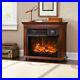 Large-Room-Electric-Infrared-Fireplace-Heater-Wood-Mantel-Oak-Finish-with-Casters-01-jx