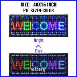 Led Sign, Digital Sign 40x15Seven-colorLed Message Board Digital Display Board