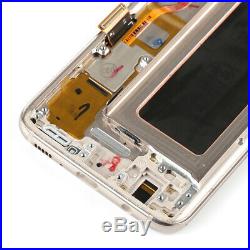 Maple Gold US LCD Display Touch Screen Digitizer + Frame For Samsung Galaxy S8