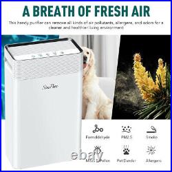 Medical Grade HEPA Air Purifiers for Home Large Room Air Cleaner for Allergies