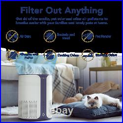 Miko Air Purifier for Home with Fan Speeds, Aromatherapy, Timer, True HEPA Filter