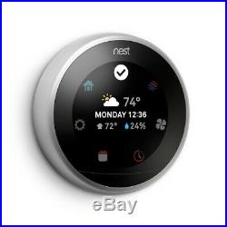 Nest Learning Thermostat 3rd Generation, Stainless Steel