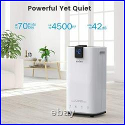 New! COLZER 70 Pints 4,500 SQ FT Home Dehumidifiers for Basements & Large Rooms