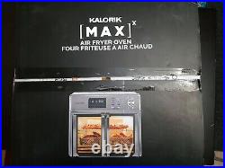 New Kalorik 26-qt. Digital MAXX 10-in-1 Air Fryer Toaster Oven w French Door 9ac