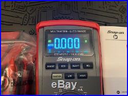 New! Snap-on True RMS Digital Multimeter withColor LCD Display EEDM525E