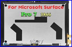 New for Microsoft Surface Pro 7 1866 LP123WQ2 LCD Display+Touch Screen Digitizer