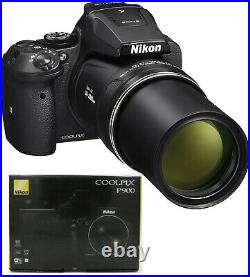 Nikon COOLPIX P900 Digital Camera 83X Optical Zoom Wi-Fi Swiveling Display