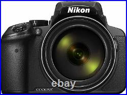 Nikon COOLPIX P900 Digital Camera 83X Optical Zoom Wi-Fi Swiveling Display