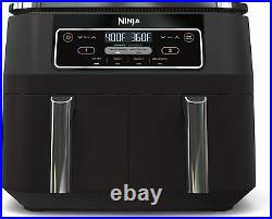 Ninja DZ100 Foodi 4-in-1 2-Basket Air Fryer DualZone Technology, 8-Quart dz201