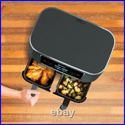 Ninja Foodi 8 Qt 2-Basket Air Fryer DualZone DZ201