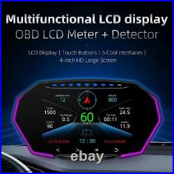 OBD2+GPS HUD Gauge Head Up Display Car Digital Odometer Smart Gauge