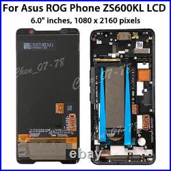 OEM AMOLED For ASUS ROG Phone 2 3 5 6 LCD Display Touch Screen±Frame Replacement