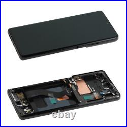OLED Display LCD Touch Screen Assembly For Samsung Galaxy S21 Ultra G998 Frame
