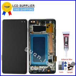 OLED For Samsung Galaxy S10 Plus G975 LCD Display Touch Screen Digitizer + Frame