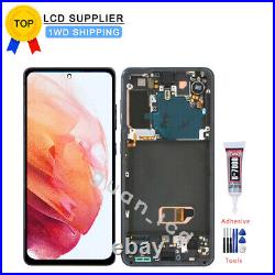 OLED For Samsung Galaxy S21 5G G991 Display LCD Touch Screen Replacement Frame