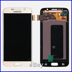Original Gold LCD Display Touch Screen Digitizer Replacement Samsung Galaxy S6