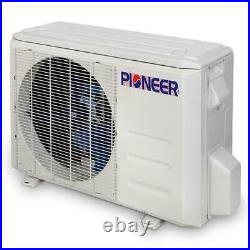 Pioneer 12,000 BTU 19 SEER 115V Ductless Mini-Split Air Conditioner Heat Pump