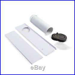 Portable 10,000 BTU Air Conditioner Dehumidifier AC Fan LCD + Window Kit, White