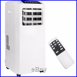 Portable 8000 BTU AC Air Conditioner Dehumidifier Fan A/C Unit with Remote White