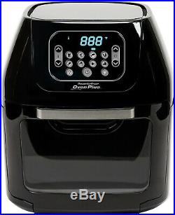 Power Air Fryer Oven All-in-One 6 Quart Plus Dehydrator Best Pro Rotisserie 6QT