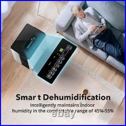 Powerful 50 Pint Digital Display 4,500 Sq Dehumidifier with Pump for Bedrooms