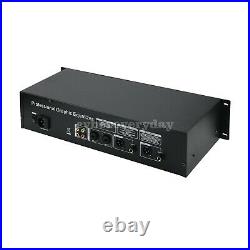 Professional Graphic Equalizer Audio Processor Two 31-Band Spectrum Display NEW