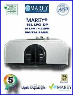 Propane Tankless Water Heater Marey GA16LPDP Best 4.2 GPM