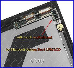 Replacement 12.3 For Microsoft Surface Pro 6 1807 LCD Touch Screen Digitizer