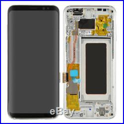 Replacement LCD Display Screen Digitizer Frame For Samsung Galaxy S8 G950 SILVER