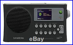 Sangean WFR-28 Internet Radio / FM-RBDS / USB / Network Music Receiver, Black