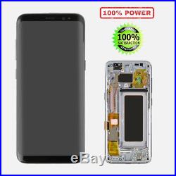 Silver For Samsung Galaxy S8 LCD Display Touch Screen Digitizer WithFrame Assembly