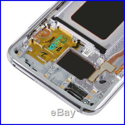 Silver For Samsung Galaxy S8 LCD Display Touch Screen Digitizer WithFrame Assembly