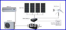 Solar Air Conditioner 24 VDC Ductless Mini Split, Battery operated 9000 BTU
