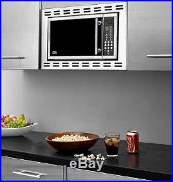 Summit OTR24 Built In Microwave Oven 900 Cooking Watts Stainless Steel