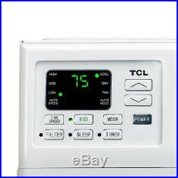 TCL 8000 BTU 3-Speed Window Air Conditioner with Remote Control White