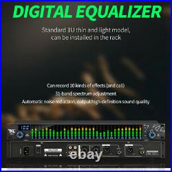 TKL T531 Digital Equalizer EQ Noise Reduction with Spectrum Display 31Band For KTV