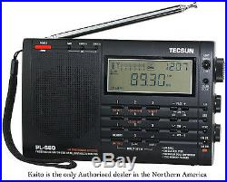 Tecsun PL660 AM FM SW Air SSB Synchronous Shortwave Radio Black