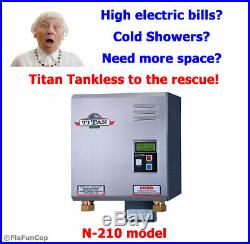 Titan N-210 Tankless Water Heater NEW Digital SCR4 Model Free Shipping USPS
