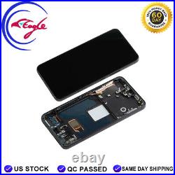 US For Samsung Galaxy S22 S901U/U1 OEM OLED Display LCD Touch Screen+Black Frame