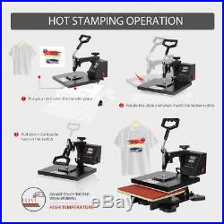 VIVOHOME Heat Press Machine Digital Sublimation T-Shirt Pillow Transfer Printer