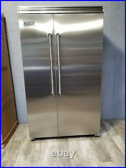 Viking 48 Built-in Side by Side Fridge in Stainless Steel VCSB5483SS