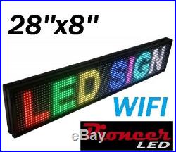 WIFI LED Scrolling Sign iOS Android Digital Programmable Moving Message Display