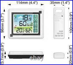 Weather station digital Thermometer Hygrometer Indoor Outdoor Temperature