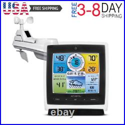 Wireless Weather Station 5-in-1 Indoor Temperature Humidity Digital Display New
